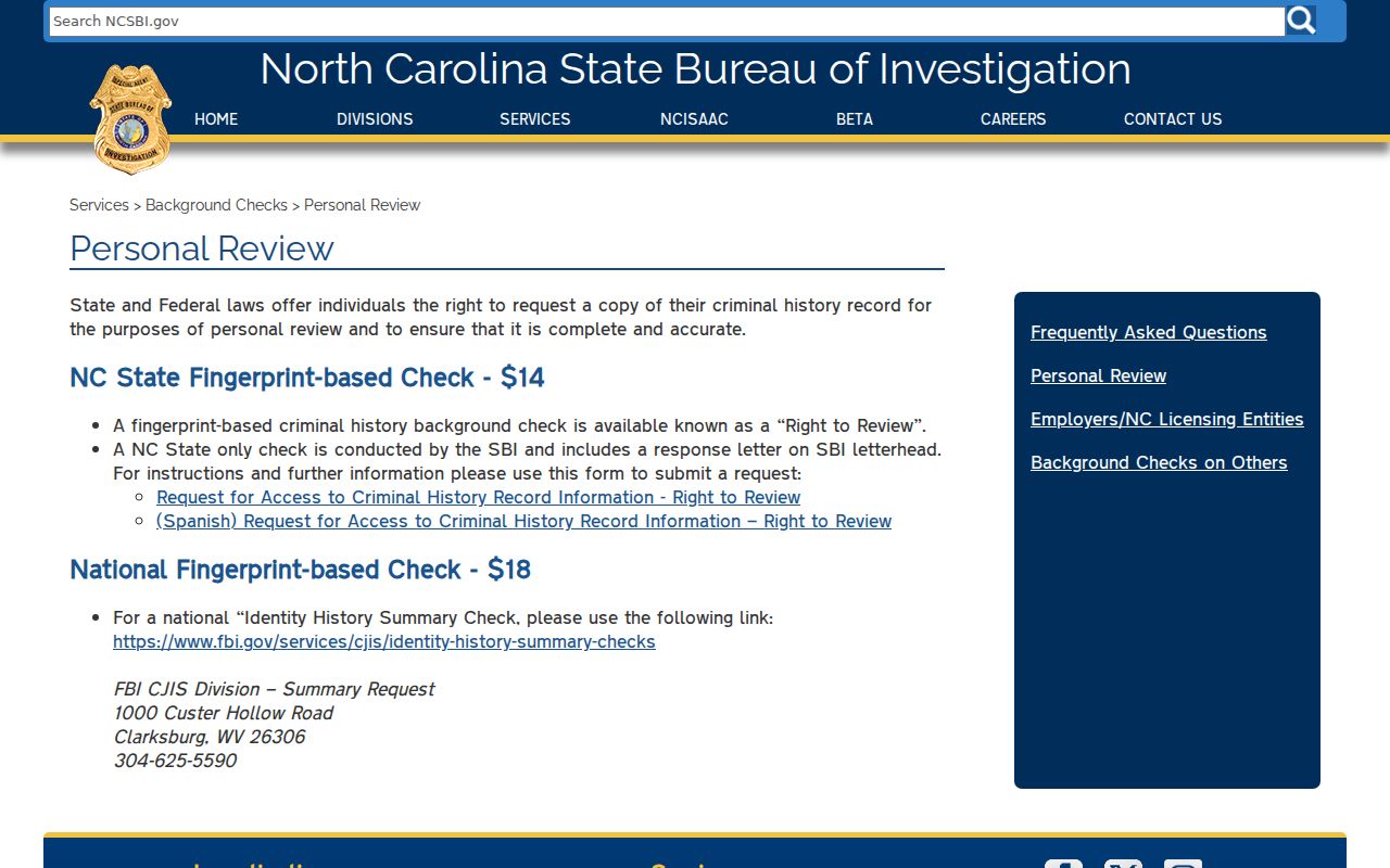 Orange County criminal court cases compared with SBI Right to Review