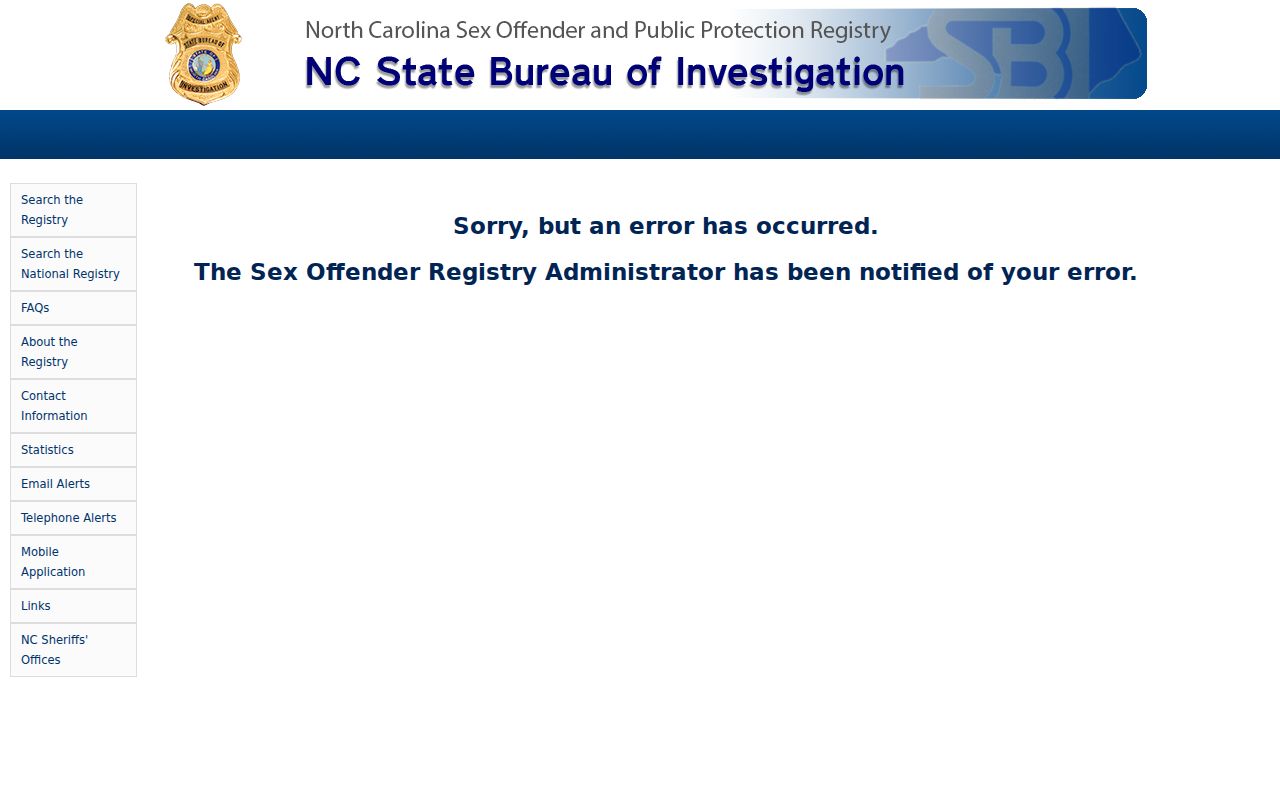 Orange County sex offender registry address and radius search